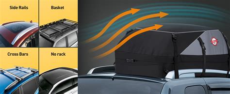 Sailnovo Car Roof Bag Liters Large Rooftop Cargo Carrier Bags