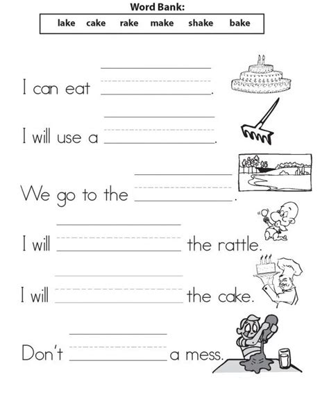 Free Printable 1st Grade Worksheets