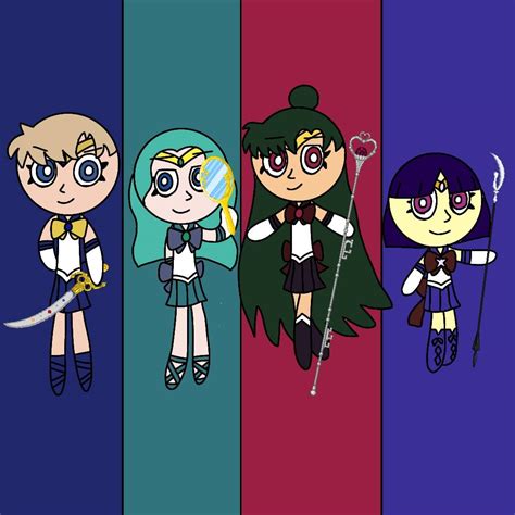 Outer Sailor Senshi By Dreypare On Deviantart