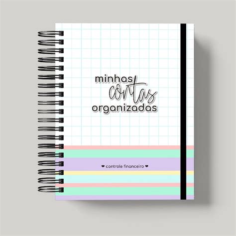 Planner Financeiro Personalizado Minhas Contas Organizadas Shopee Brasil