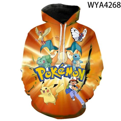 Buy Pokemon Various Cute Pokemons Themed Warm Hoodies 15 Designs Hoodies And Sweatshirts