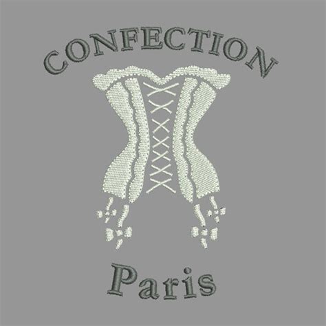 Motif De Broderie Machine Corset Lingerie En T L Chargement Imm Diat Etsy France