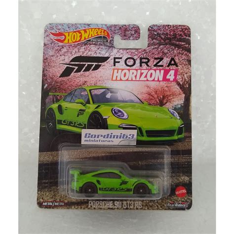 Hot Wheels Premium Porsche Gt Rs Forza Horizon Shopee Brasil