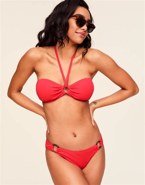 Sydney Dark Red Bikini Xs Xl Adore Me