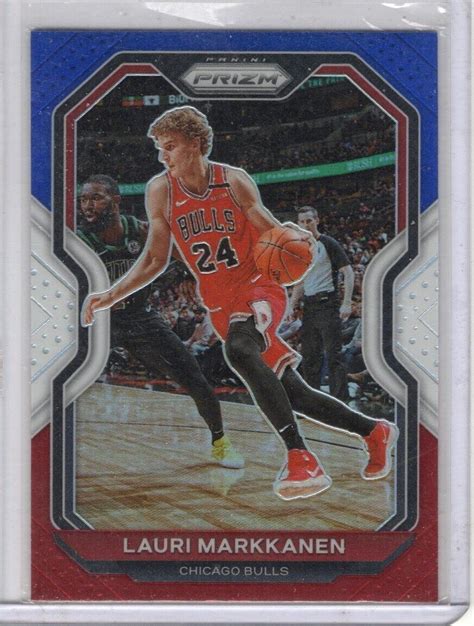 Panini Prizm Red White Blue Lauri Markkanen Chicago Bulls