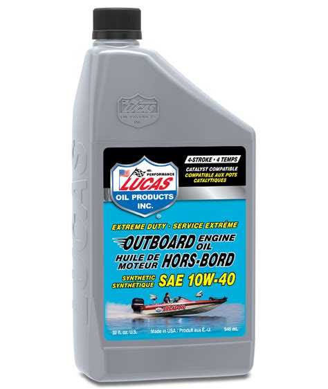 Synthetic Outboard Engine Oil Lucas Oil Products