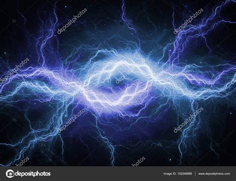 Blue abstract lightning — Stock Photo © cappa #152546886