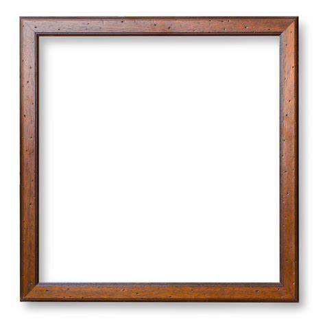 Premium Photo Wood Frame Isolated