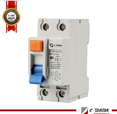 Magnetic Type Dal Ka Rccb P Residual Current Circuit Breaker