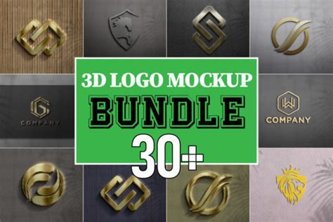 Luxury 3d Logo Mockup Bundle V03 Graphic By Graphicswizard · Creative