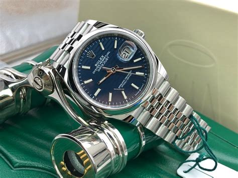 Rolex Datejust 36 126200 Blue Wave Motif Dial Jubilee 2021 For Price