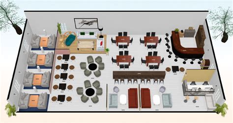 Cafe Lounge: Happy Hour: Ready-Made Floor Plans – Remo Marketplace