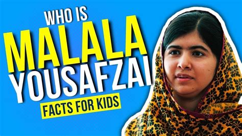 Who Is Malala Yousafzai Educational Facts For Kids Youtube