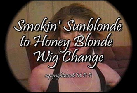 Smokin Sunblonde To Honey Blonde Wig Change Mpg Tgirl Nina Clip Store Clips4Sale