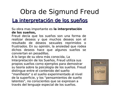 La Escuela Psicoanalista De Sigmund Freud Ppt