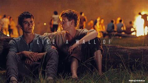 The Maze Runner Thomas And Newt