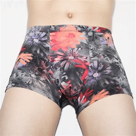 Boxer Sans Couture Essentiel Vacances Pour Hommes En Soie Glac E Slips