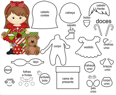 Moldes De Feltro Para Natal Ver E Fazer