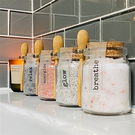 Bath Salts in a Jar, Bath Soak, Gift Set - Etsy