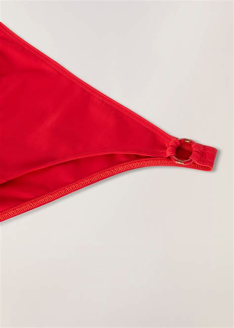 Loro Piana Marine Embellished Bikini Briefs In Red Modesens