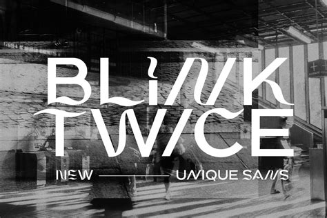 Blink Twice Font By Saridezra Creative Fabrica