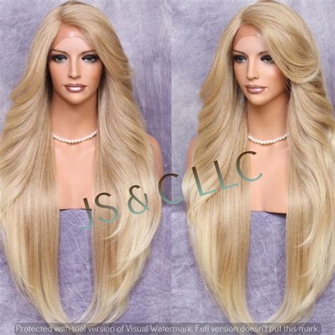 Ash Blonde Wig Etsy
