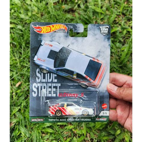 Jual Hot Wheels Premium Slide Street Toyota AE86 Sprinter Trueno Original Shopee Indonesia