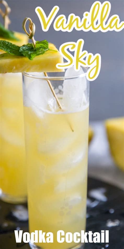 This Vanilla Vodka Cocktail Recipe Is Cool And Refreshing It Is Smooth Sweet And Tangy This