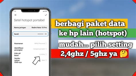 Cara Hotspot Hp Ke Hp YouTube