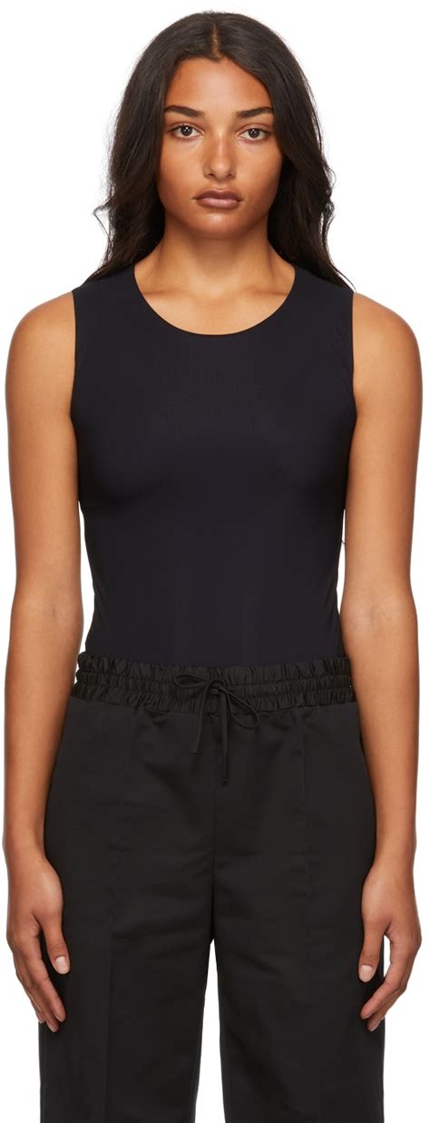 Buy Jil Sander Black Second Skin Bodysuit 001 Black At 45 Off