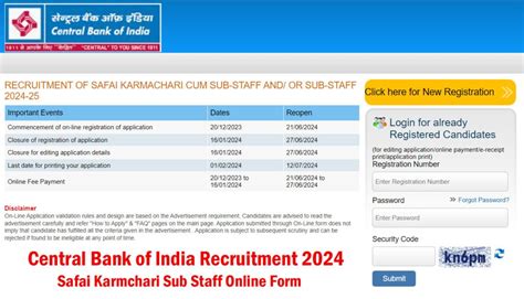 Central Bank Of India Recruitment Re Open For Safai Karmchari Sub