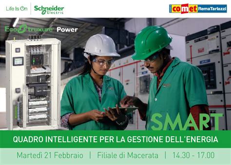 SCHNEIDER Quadro Intelligente Per La Gestione Dellenergia Macerata