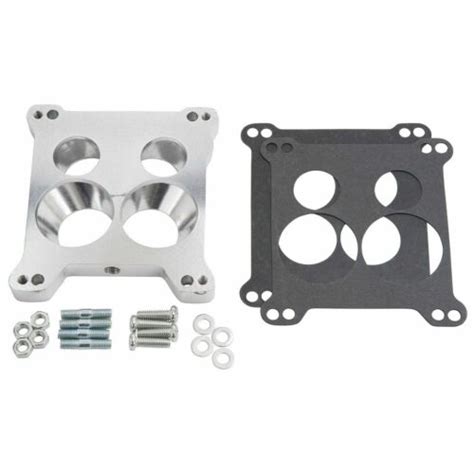 Carb Adapter Kit Edelbrock Afb 4 Bbl Carb To Quadrajet Base Manifolds 2696 Ebay