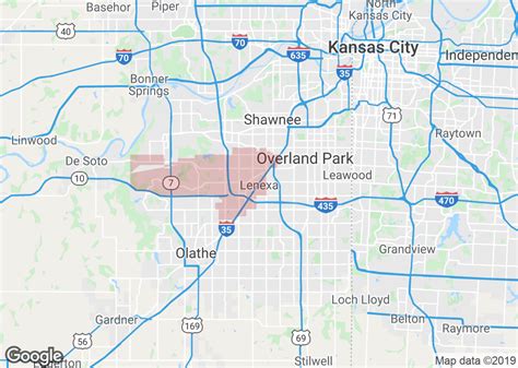 Lenexa Ks Zip Code Map Map