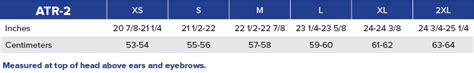 Size Charts Fxr Racing Usa