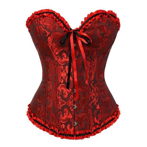 Bustier femme Corset Sexy à lacets pour femmes Bustier Corset entraîneur de taille Lingerie