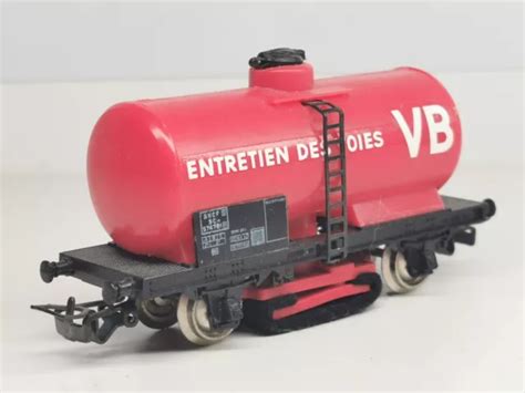 Jouef Wagon Marchandise Citerne Entretien Des Voies Vb Nettoyeurs Ho