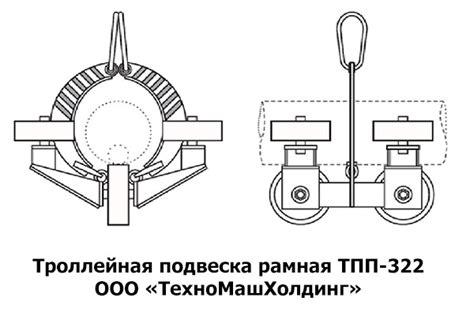 Троллейная подвеска рамная ТПП-322 по цене от 154800 руб