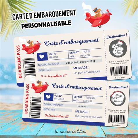 Arriba Imagen Carte D Embarquement Imprimer Fr Thptnganamst Edu Vn