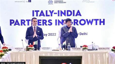 Union Min Piyush Goyal Chairs India Italy Business Roundtable Outlines