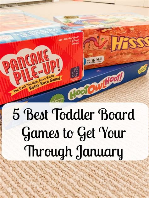 5 Best Toddler Board Games to Get Your Through January » Growing Up Kemper