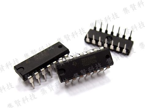 Tlc274n 積體電路 Lincmos Precision Dual Operational Amplifiers 集賢科技