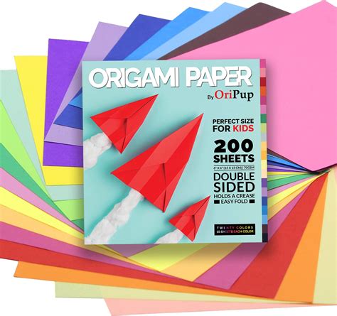 Amazon Oripup Origami Paper Double Sided Sheets In Colors