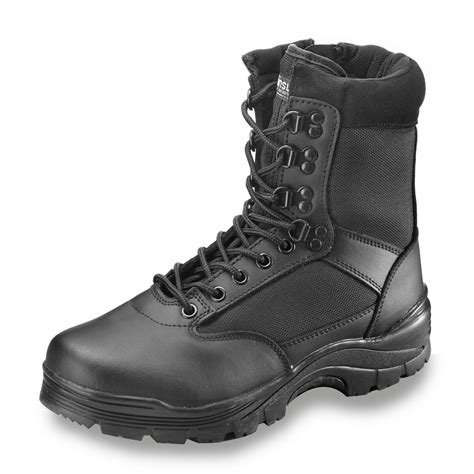 Mil Tec Stiefel Tactical Boots Ykk Zipper Schwarz Kaufen