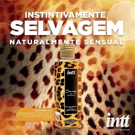 ÓLEO PARA MASSAGEM SENSUAL SAUVAGE 130ML INTT Ninguém Vai Saber Sex Shop