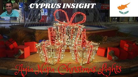 Ayia Napa Cyprus Christmas Lights Absolutely Stunning Youtube