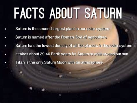 Project Solar System On Saturn