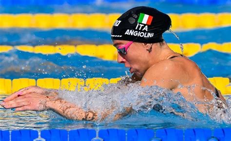 Nuoto Assoluti Riccione 2023 Bene Angiolini Nelle Batterie Dei 100