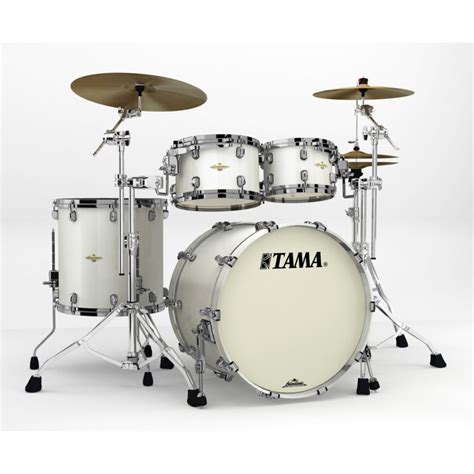 Batería Acústica Tama Starclassic Maple Mr42tzbns Swp Standard Snow White Pearl 22 10 12 16