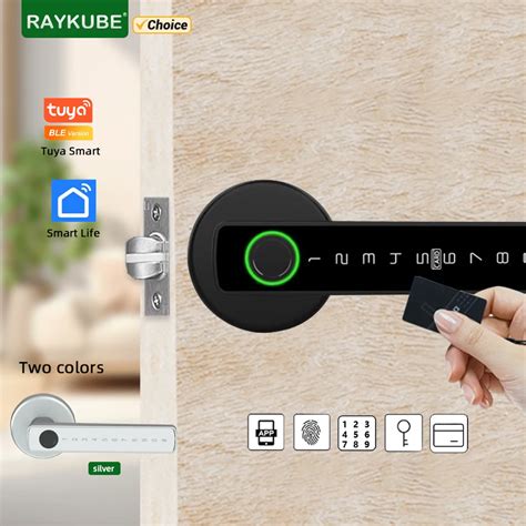 RAYKUBE Tuya BLE Serratura Per Impronte Digitali Serratura Elettronica